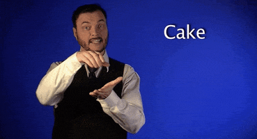 Sign Language Cake GIF by Sign with Robert