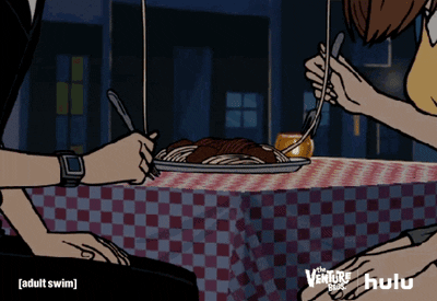 The Lady And The Tramp Kiss GIF by HULU - Find & Share on GIPHY