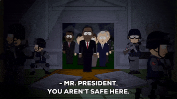barack obama fear GIF by South Park 