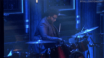 tonight show drum solo GIF by The Tonight Show Starring Jimmy Fallon