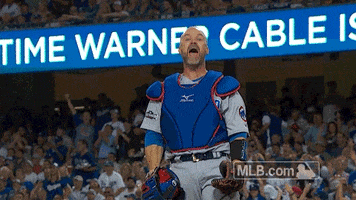 Screaming Chicago Cubs GIF by MLB