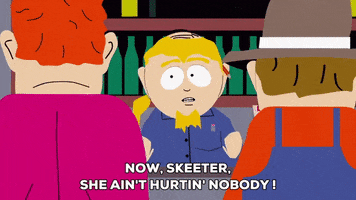 skeeter talking GIF by South Park 