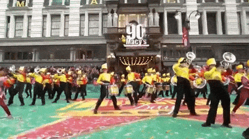 marching band GIF by The 91st Annual Macy’s Thanksgiving Day Parade