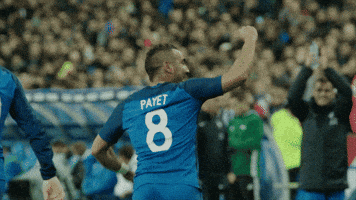 dimitri payet fist up GIF by Equipe de France de Football