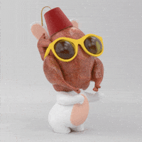 Friends Thanksgiving GIF by Rabbids