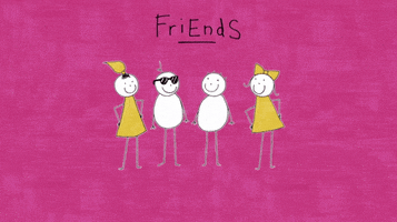 Mates GIF by Purple Ronnie 