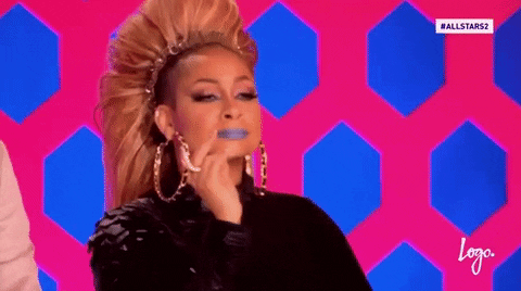 intrigued raven symone GIF by RuPaul's Drag Race