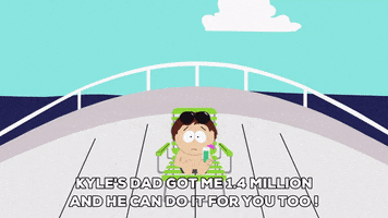 boat relaxing GIF by South Park 