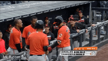 Baltimore Orioles Hug GIF by MLB
