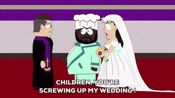 wedding children GIF by South Park 
