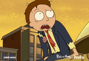 shocked rick and morty GIF by HULU