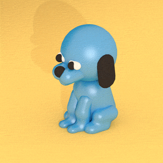 Dog Toy GIF by Julian Glander