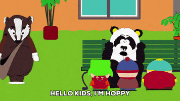 eric cartman panda GIF by South Park 