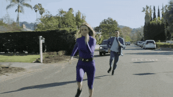 heather graham running GIF by Angie Tribeca