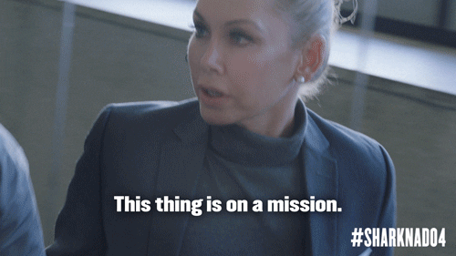 kym johnson sharknado 4 GIF by SYFY