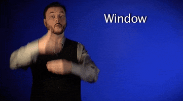 sign language window GIF by Sign with Robert