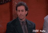 jerry seinfeld eye roll GIF by HULU