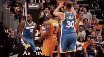 Excited Golden State Warriors GIF by NBA