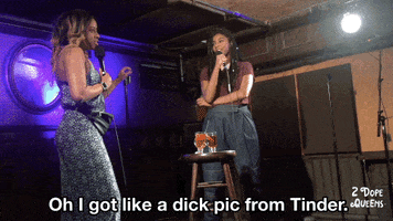 jessica williams dick pic GIF by 2 Dope Queens Podcast