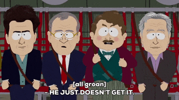 informing david letterman GIF by South Park 