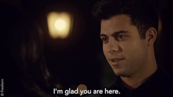 glad you're here GIF by Shadowhunters