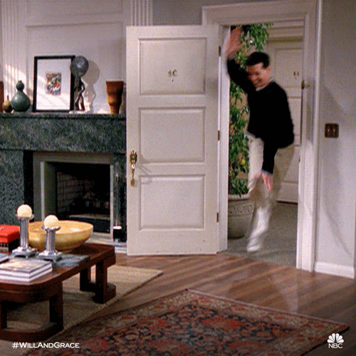 Excited Will And Grace GIF by NBC