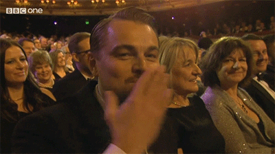 Leonardo Di Caprio Kiss GIF by BAFTA - Find & Share on GIPHY