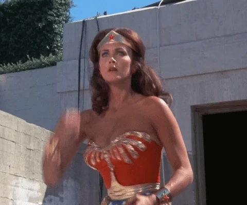 Blocking Wonder Woman GIF