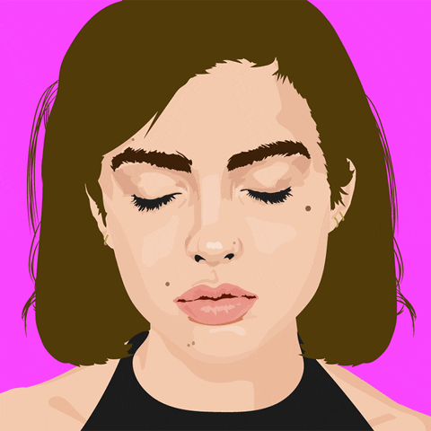 Eyeroll GIF by Anna Sudit