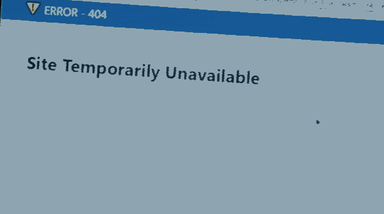 site temporarily unavailable