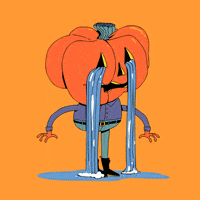 Halloween Crying GIF by sarahmaes