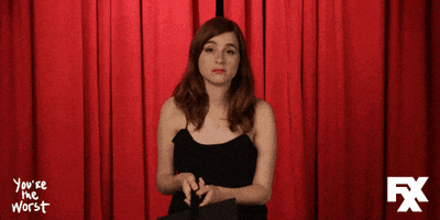 meh aya cash GIF by You're The Worst 