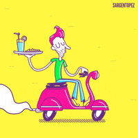 fast food delivery GIF by sargentoPez