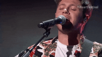 niall horan singing GIF by iHeartRadio