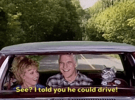 Driving Steve Martin GIF by Saturday Night Live