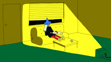 chilling hang out GIF by sam maurer