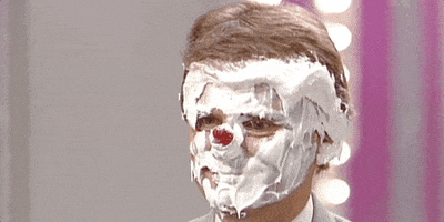 whipped cream pieing GIF by Wheel of Fortune