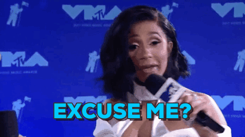 Excuse Me Mtv Vmas 2017 GIF by 2019 MTV Video Music Awards - Find ...