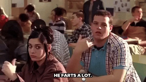 Mean Girls Farts GIF - Find & Share on GIPHY
