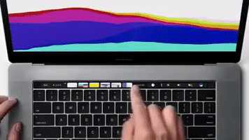 october 2016 touch bar GIF