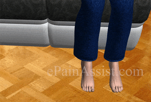 short foot exercise to ease pain on top of the foot GIF by ePainAssist