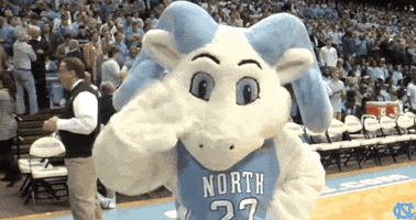 Waving North Carolina Basketball GIF by UNC Tar Heels