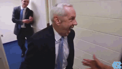 happy college basketball GIF by UNC Tar Heels