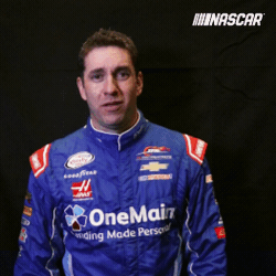 elliott sadler nascar driver reactions GIF by NASCAR