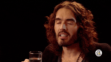 russell brand hot ones GIF by First We Feast: Hot Ones