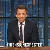 Surprised Seth Meyers GIF by Late Night with Seth Meyers