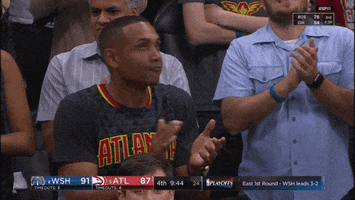 excited grant hill GIF by NBA