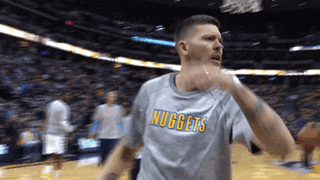 Stare Down Denver Nuggets GIF by NBA