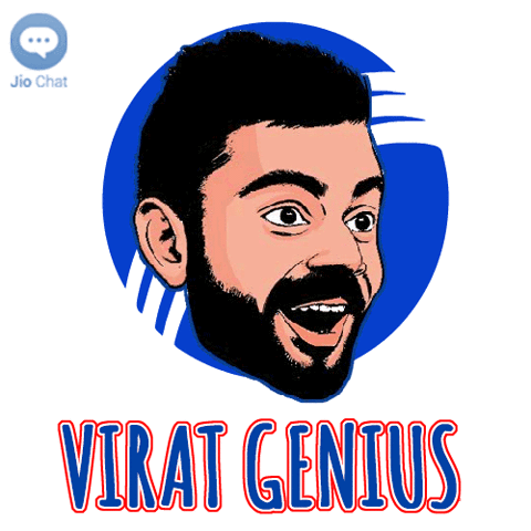 breakingtoons team india jio stickers champions trophy 2017 jio chat GIF