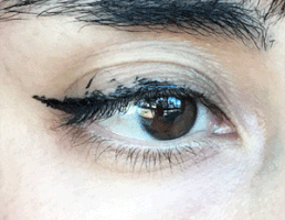crappycandle makeup eyeliner time lapse liquid eyeliner GIF